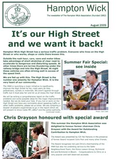 front cover thumbnail of newsletter August 2009
