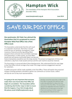 front cover thumbnail of hwa newsletter June 2014