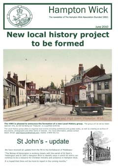 front cover thumbnail of newsletter June 2010
