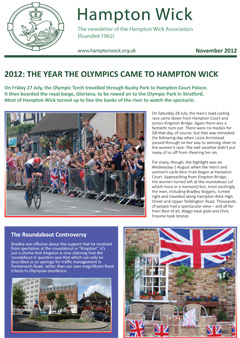 front cover thumbnail of hwa newsletter nov 2012