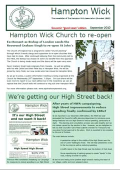 front cover thumbnail of newsletter september 2010