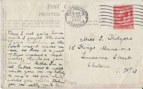 Who was Miss Ridgers?